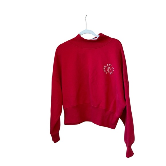 wild fable Tops - Wild Fable Red Boxy Sweatshirt ❤️ Aprés Ski ⛷️